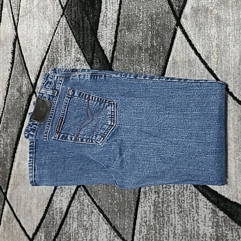HARLEY DAVIDSON HIGH-WAISTED LONG BOOT-CUT DENIM JEAN